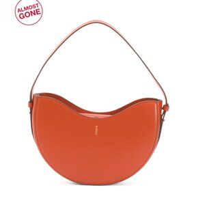 NOESI MILANO Cognac Made In Italy Leather Ellie Hobo